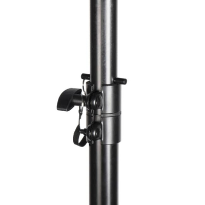 Stativ kolone Suprimo Solid 1, çelik, i rregullueshëm 100-180 cm, deri 60 kg, i zi