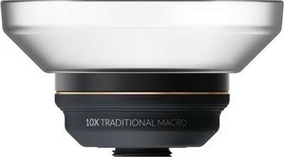 Lentë makro për telefon ShiftCam LU MC 025 23 EF, zmadhim 10x, fokus 10–15 mm, e zezë