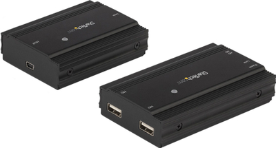 Extender USB StarTech 4 porta, USB 2.0, deri në 100 m CAT5e/CAT6, kuti metal