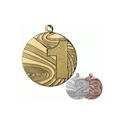 Medalje sportive Victoria Sport Steel Gold, vend i parë, 40mm, e artë