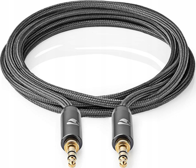 Аудио кабел Nedis Profigold, AUX 3.5mm машки машки, 5m, плетен