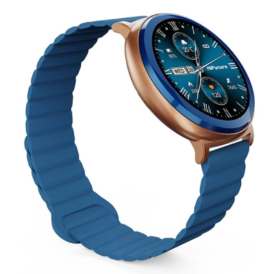 Orë inteligjente HiFuture Aurora HSSW11BL, ekran 1.43" AMOLED, Bluetooth, blu