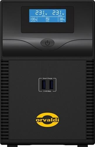 UPS Orvaldi I2000LCD USB, 2000VA 1200W, me ekran LCD, i zi
