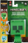 Figura lojë Minecraft Flippin Figs Creeper Charged Creep, 2 në 1, 9.5 cm, me stil pixel