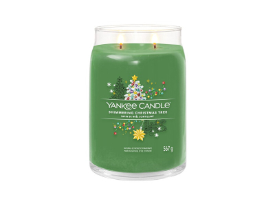 Qiri aromatik Yankee Candle Shimmering Christmas Tree, 567 g