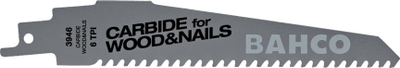 Teh sharre reciproke Bahco 3946-150-6-DSL-1P, 150mm, 6 TPI, gri