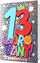 Kartolinë urimi Nuance Birthday Card 13, me letër shoqëruese, plot me ngjyra