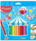 Set lapsash ngjyrues Maped Color Peps Jumbo Owki Three Part, 18 ngjyra, shumëngjyrësh