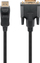 Кабел адаптер Goobay DisplayPort во DVI D 1.2, 1 m, црн