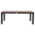 Tavolinë anësore Sunlounger Bentry HM6276.03, alumin, 100x56x35 cm, gri e errët