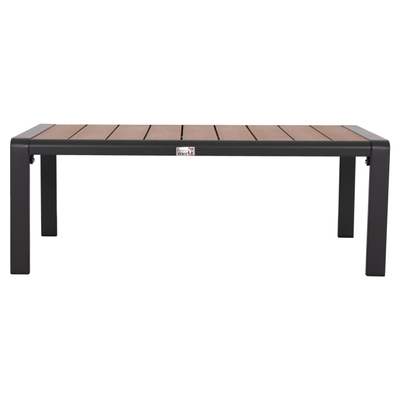 Tavolinë anësore Sunlounger Bentry HM6276.03, alumin, 100x56x35 cm, gri e errët