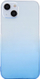 Kapak Ombre për Samsung Galaxy A14, TPU 2mm, transparent me gradient blu
