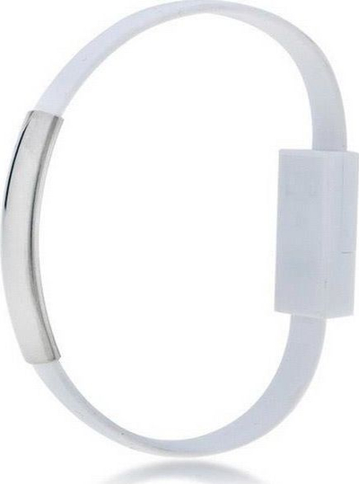 Kabllo USB Akyga AK-AD-34, micro USB, 23 cm, e bardhë