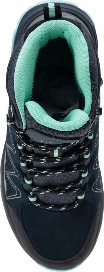 Këpucë trekingu Elbrus Eravica Mid WP GC, për goca, me membranë Waterproof, blu të errëta