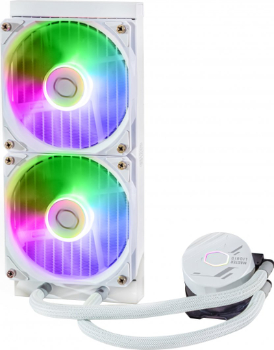 Ftohës Cooler Master MasterLiquid ML240L Core ARGB, i bardhë
