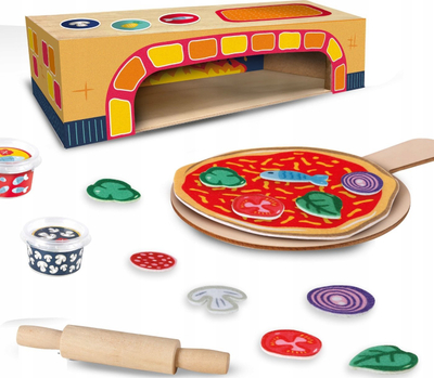 Set loje piceri SES CREATIVE Little Pretenders Pizza Oven 18016, përgatitje pica, për fëmijë, shumëngjyrësh