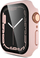 Mbrojtëse me xham Alogy për Apple Watch 7, 45 mm, rozë