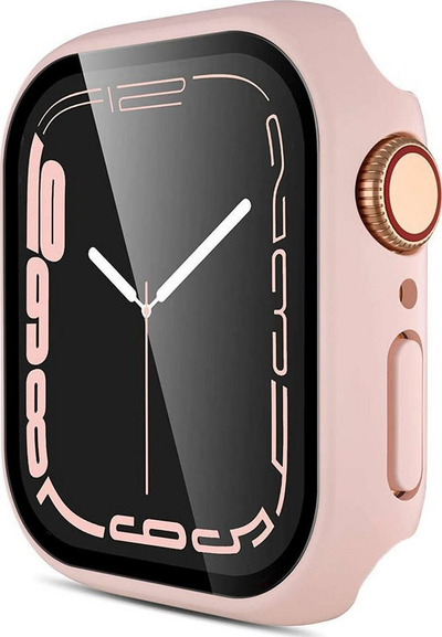 Mbrojtëse me xham Alogy për Apple Watch 7, 45 mm, rozë