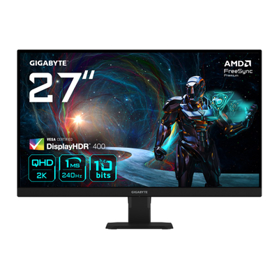 Monitor gaming Gigabyte GS27QXA, 27", QHD 2560x1440, 240Hz, i zi