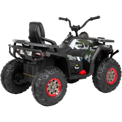 Katërçikël elektrik për kalamaj Enero Traper Military, 12V, 2 motorë, kamuflazh