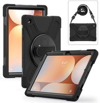 Mbulesë tablet eSTUFF ES681868, për Galaxy Tab A11 Plus, me mbajtëse 360°, e zezë
