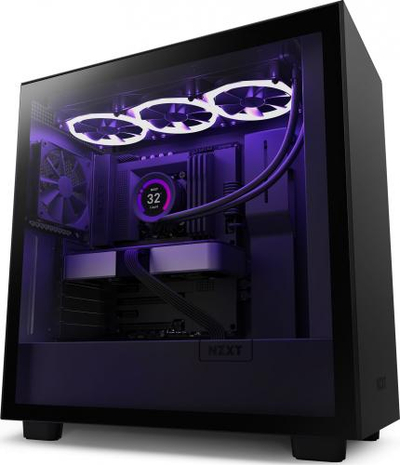 Kasë Nzxt H7 (CM-H71BB-01), e zezë
