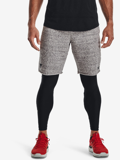 Shortsa Under Armour Project Rock Terry, për meshkuj, gri