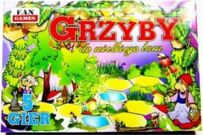 Табла игра FAN Games Печурки, 5 игри, за деца 4+