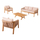 Set kopshti Rosswell 4-pjesësh (HM6084.02), bezhë