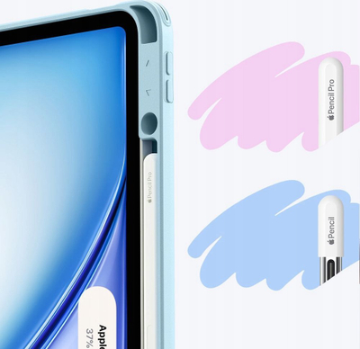 Навлака за таблет ESR Flip Hybrid за iPad Air 13 2024 2025, со држач, сива