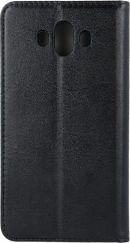 Këllëf flip TelForceOne për Huawei Y6P, lëkurë eko, me portofol, i zi