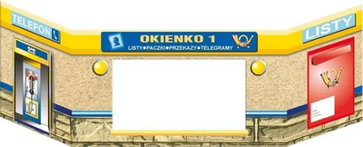 Set loje kreative Adamigo Post Office, lojë roli postier, për fëmijë 6+