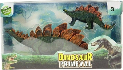 Lodër dinosaurus, set me 2 copa, 32x18cm, shumëngjyrëshe