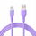 Kabllo USB Akyga AK-USB-65, USB-C në USB-A, 1 m, vjollcë