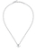 Qafore për femra Trussardi T-Logo TJAXC14, 45 cm, e argjendtë