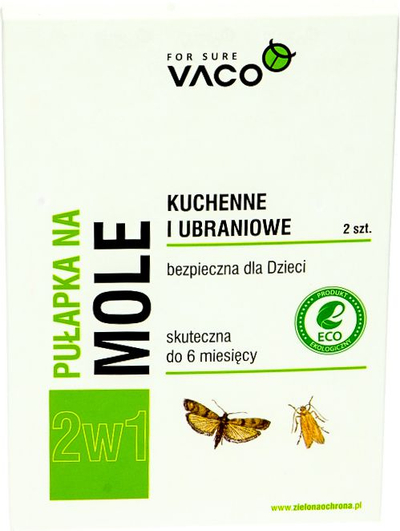Клопка против молци VACO ECO 2in1, феромонска, 2 парчиња