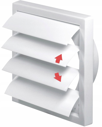 Grilë ventilimi Awenta T79, 170x170mm, fi 150mm, e bardhë
