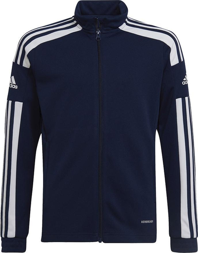 Xhaketë sportive Adidas Squadra 21 Jr, Aeroready, poliestër i ricikluar, blu navy
