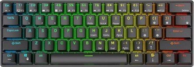 Tastierë gaming Royal Kludge RK61, 60%, wireless, e zezë