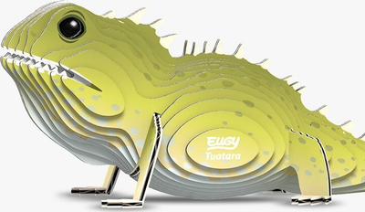 Puzzle 3D Eugy Tuatara, 24 pjesë, lodër edukative, për fëmijë 6+