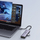 Hub USB C Ugreen 60515, HDMI 4K 60Hz, RJ45 dhe SD TF, gri