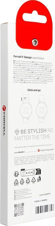 Rrip ore Forcell F-Design FS01 për Samsung Watch, 22mm, Starry