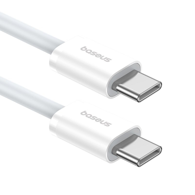 Kabllo USB C në USB C Baseus Superior, 30W, 1m, e bardhë