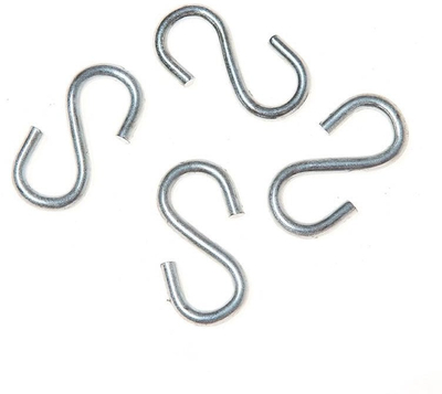 Varëse S Hook metalike, për organizim hapësire, argjendtë