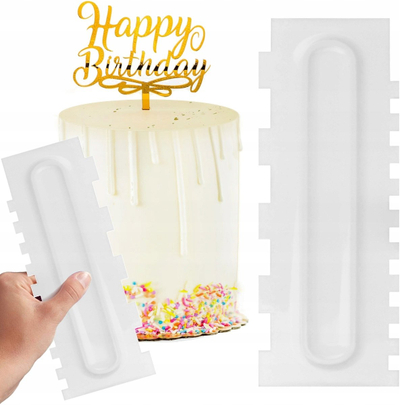 Kamp dyanshëm dekorimi kremi, plastikë, 22.5 cm, i bardhë
