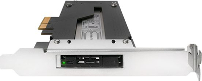 Картичка за проширување ICY DOCK ToughArmor, адаптер за SSD M.2, PCIe 3.0, црна метална
