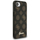 Футрола за телефон Guess Peony Script Logo MagSafe за iPhone 16E 6.1", еколошка кожа, црна