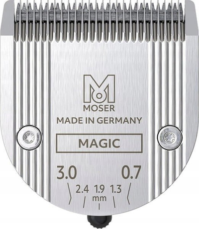 Kokë prerëse Moser Magic II, 46mm, 0.7 - 3mm, ngjyrë argjendi
