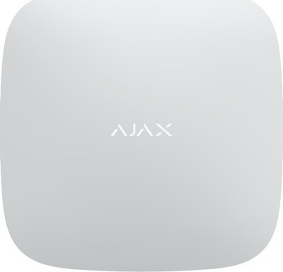 Qendër alarmi Ajax Hub 2 4G, TCP IP, pa tela, e bardhë