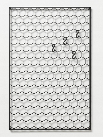 Varëse metalike NAGA Hooks S, set 6 copë, për grid board, të zeza